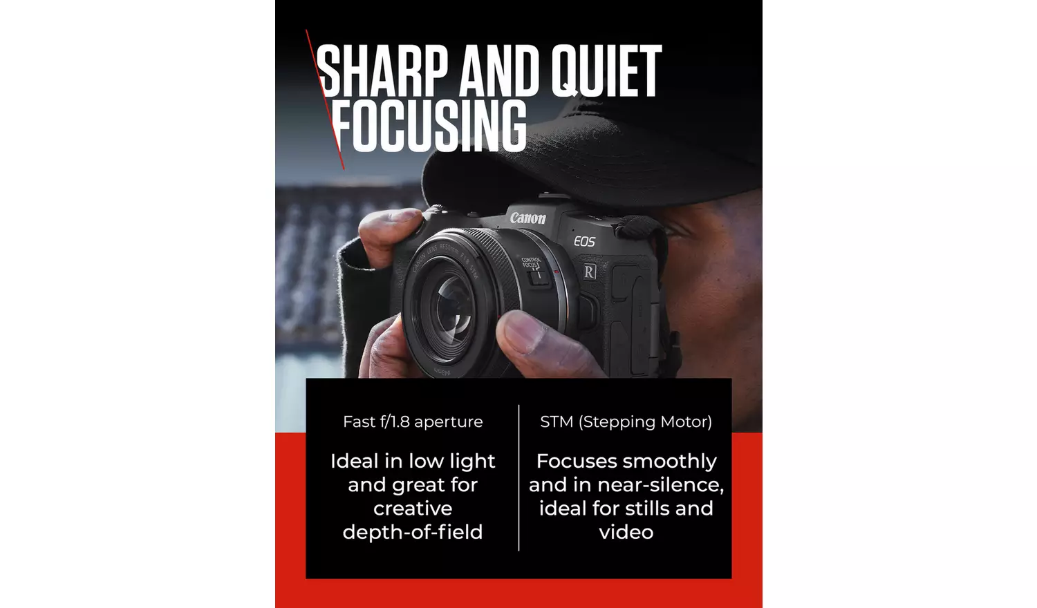 Canon RF 50mm f/1.8 STM Lens