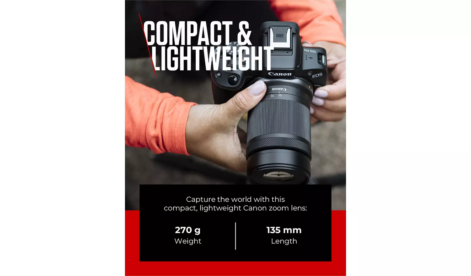 Canon RF-S 55-210mm f/5-7.1 IS STM Lens