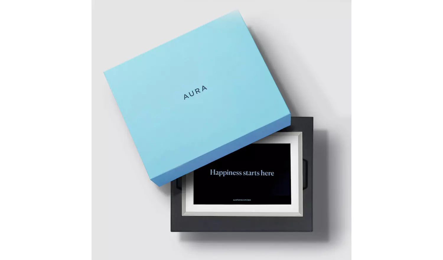 AURA Carver 10 Inch Digital Photo Frame - Matt Clay