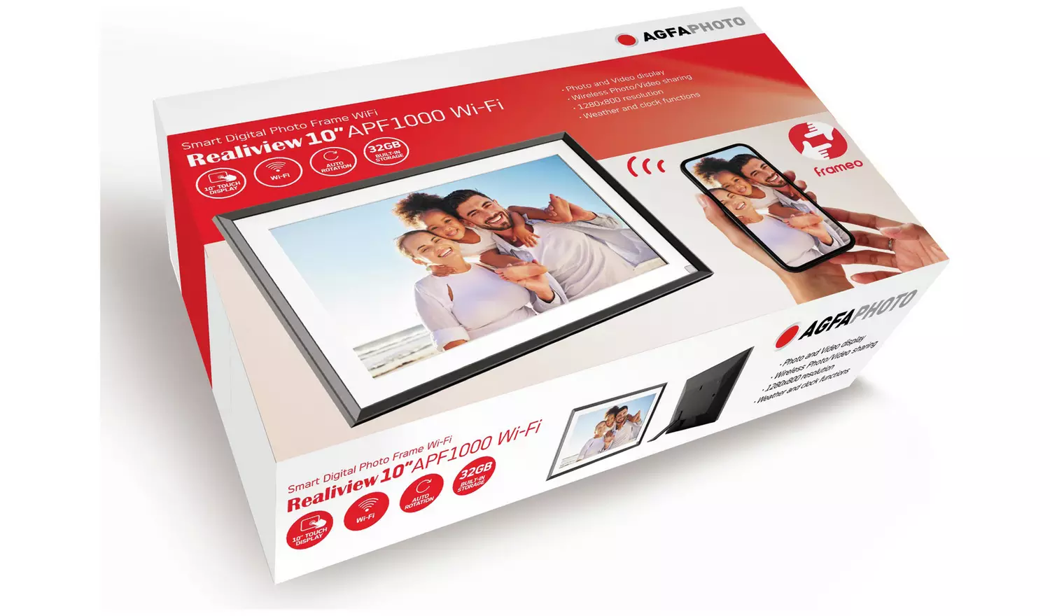 AgfaPhoto Realiview 10 Inch Wi-Fi Digital Photo Frame