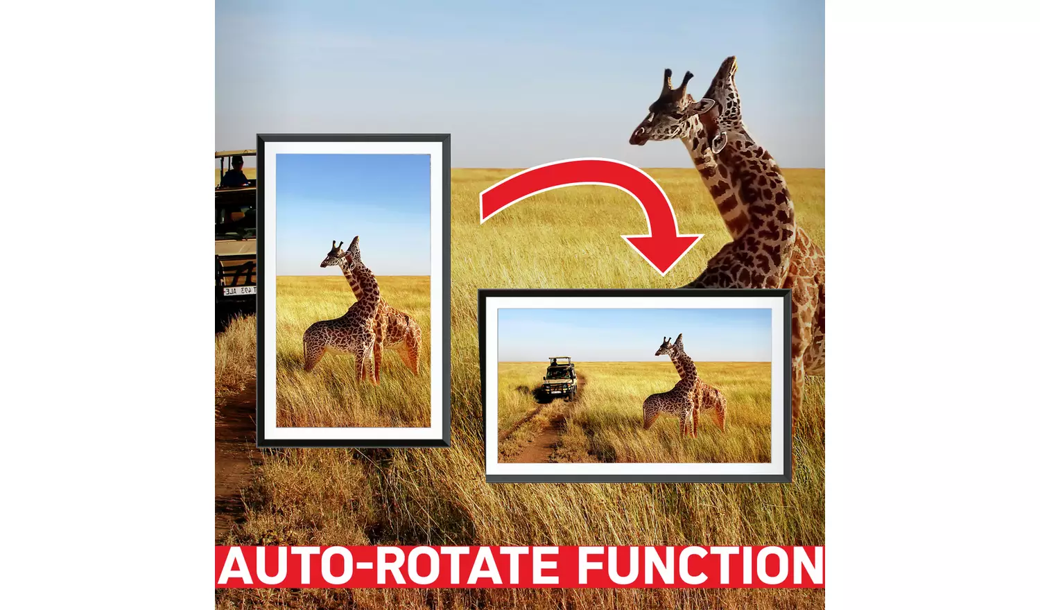 AgfaPhoto Realiview 15.6 Inch Wi-Fi Digital Photo Frame