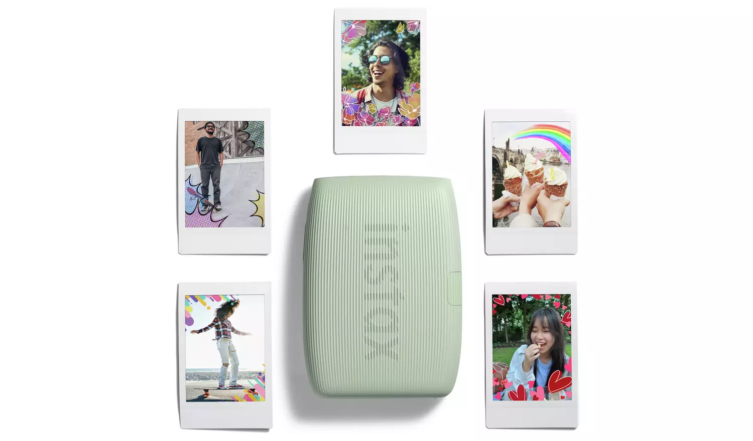instax mini Link 3 Smartphone Printer - Sage Green
