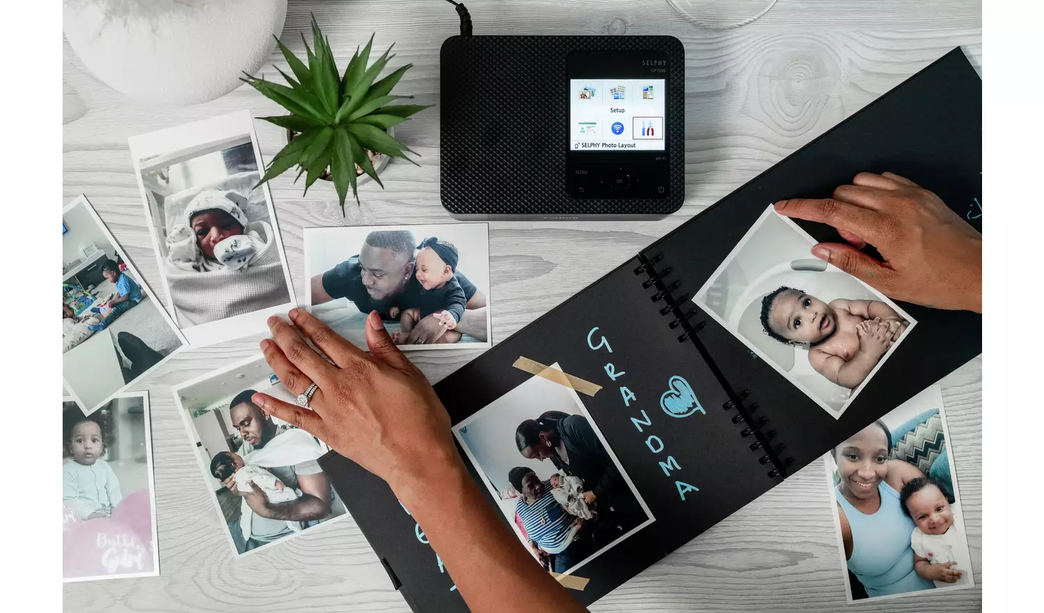 Canon SELPHY CP1500 Portable Colour Photo Printer - Black