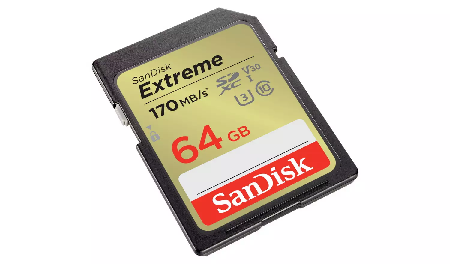 SanDisk Extreme 170MBs SDXC Memory Card - 64GB
