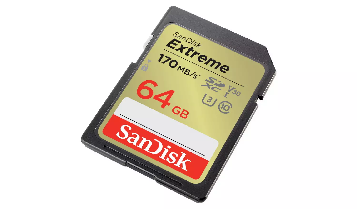 SanDisk Extreme 170MBs SDXC Memory Card - 64GB
