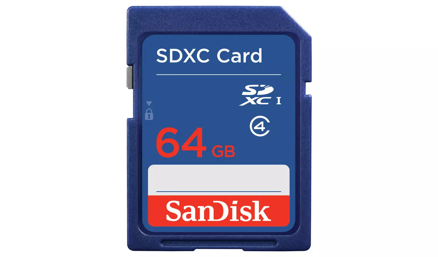 SanDisk Blue SDXC Memory Card - 64GB