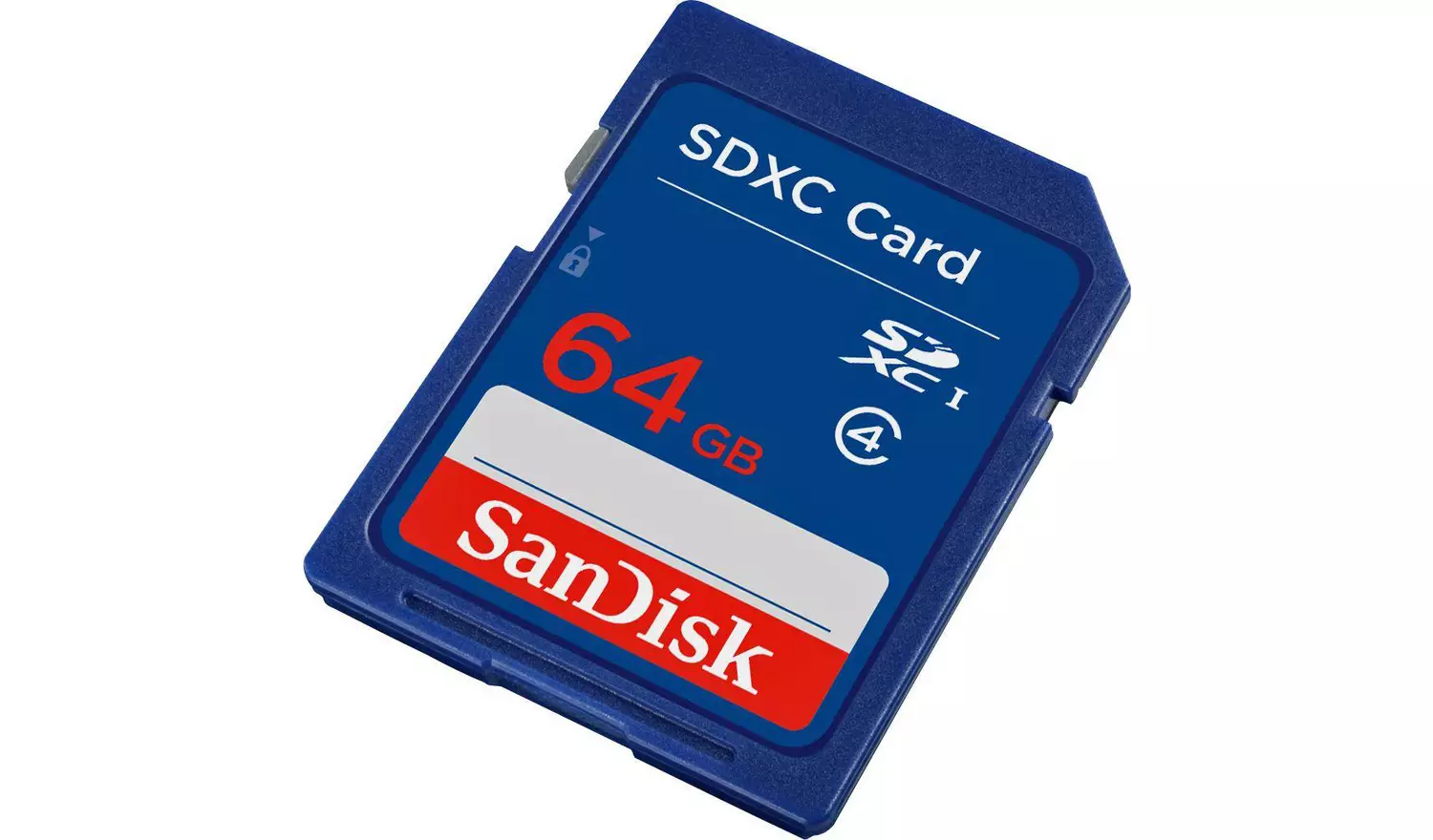 SanDisk Blue SDXC Memory Card - 64GB