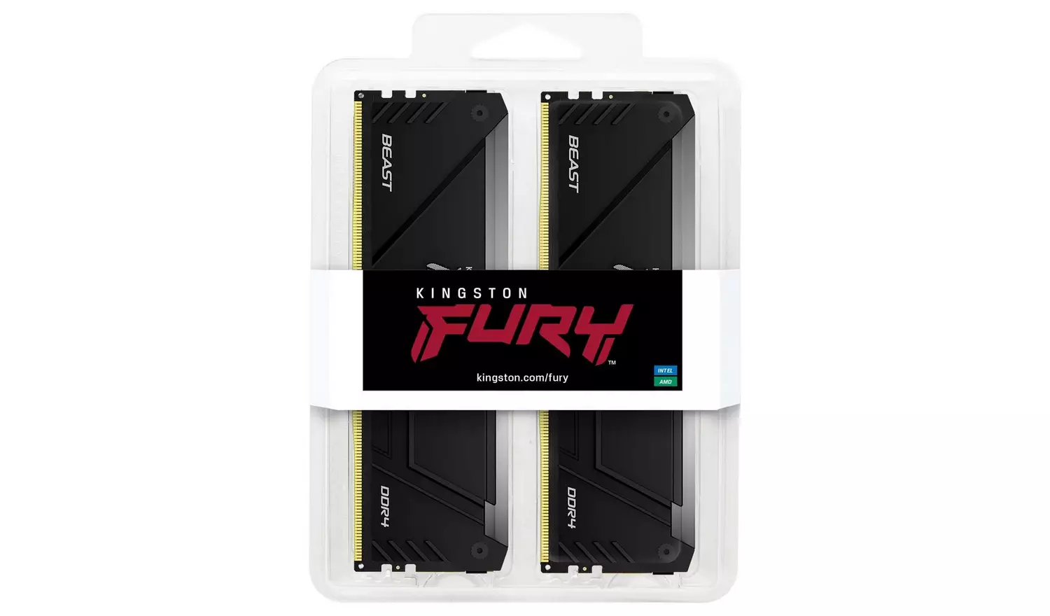 Kingston FURY Beast 16GB DDR4 RGB Memory - Pack of 2