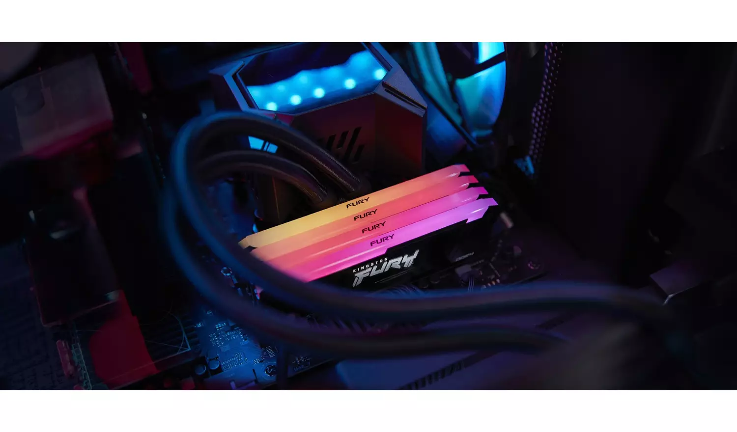 Kingston FURY Beast 16GB DDR4 RGB Memory - Pack of 2