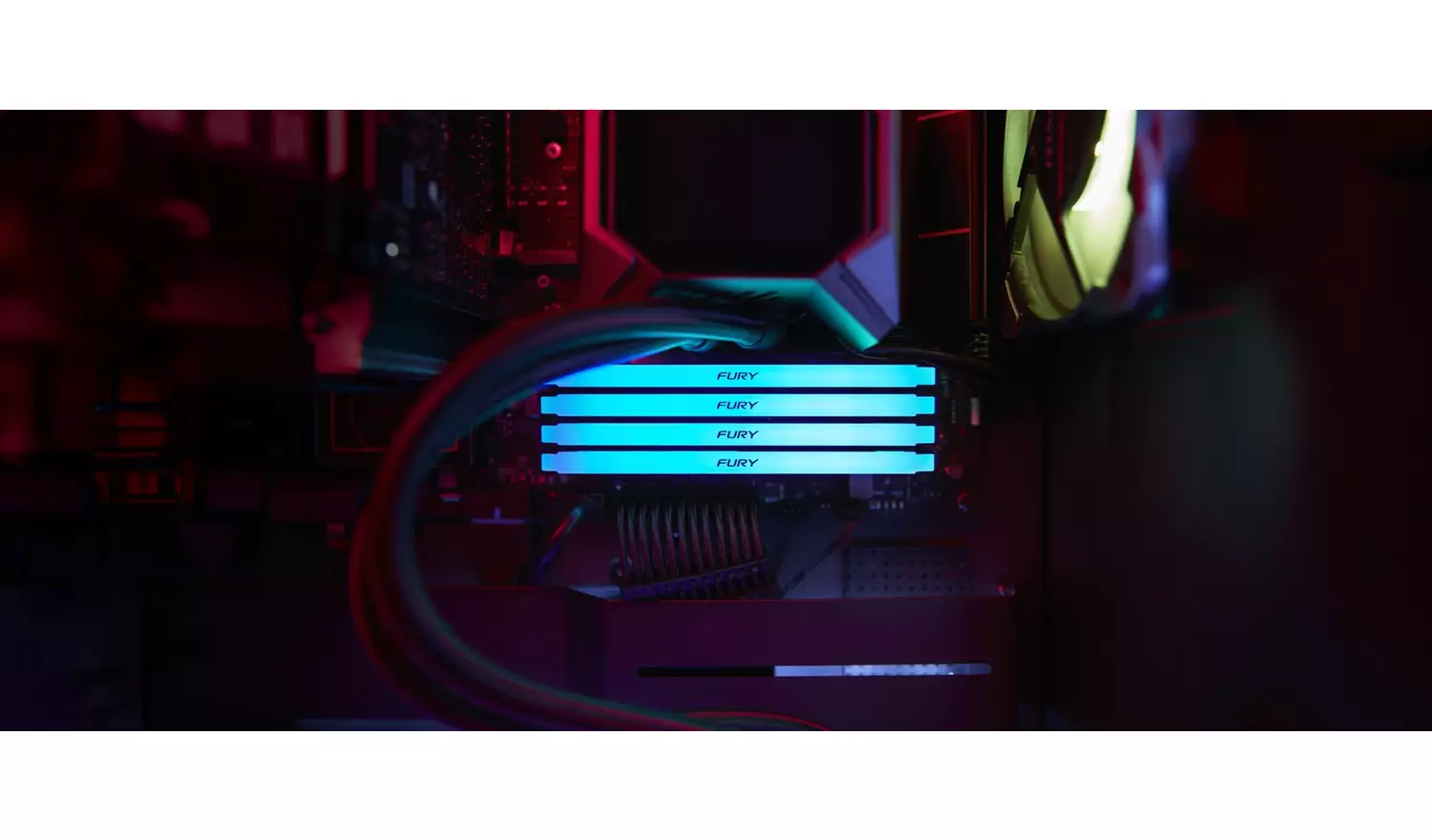 Kingston FURY Beast 16GB DDR4 RGB Memory - Pack of 2