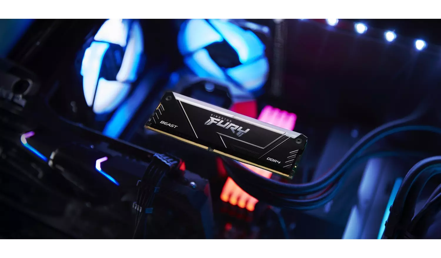 Kingston FURY Beast 16GB DDR4 RGB Memory - Pack of 2