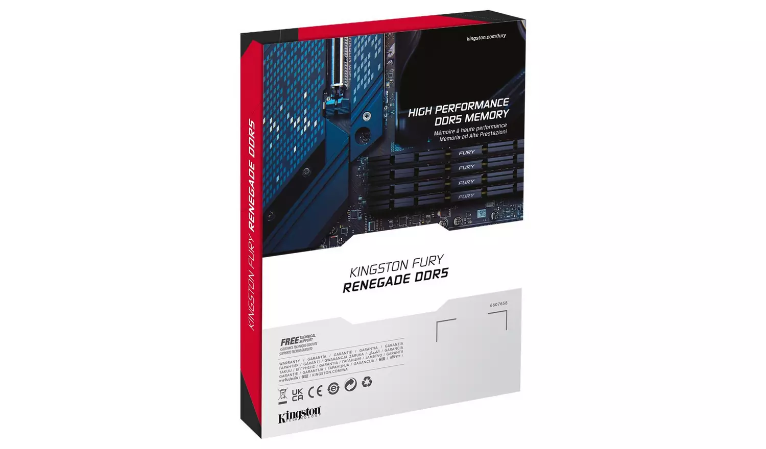 Kingston FURY Renegade 32GB DDR5 Memory - Black & Silver