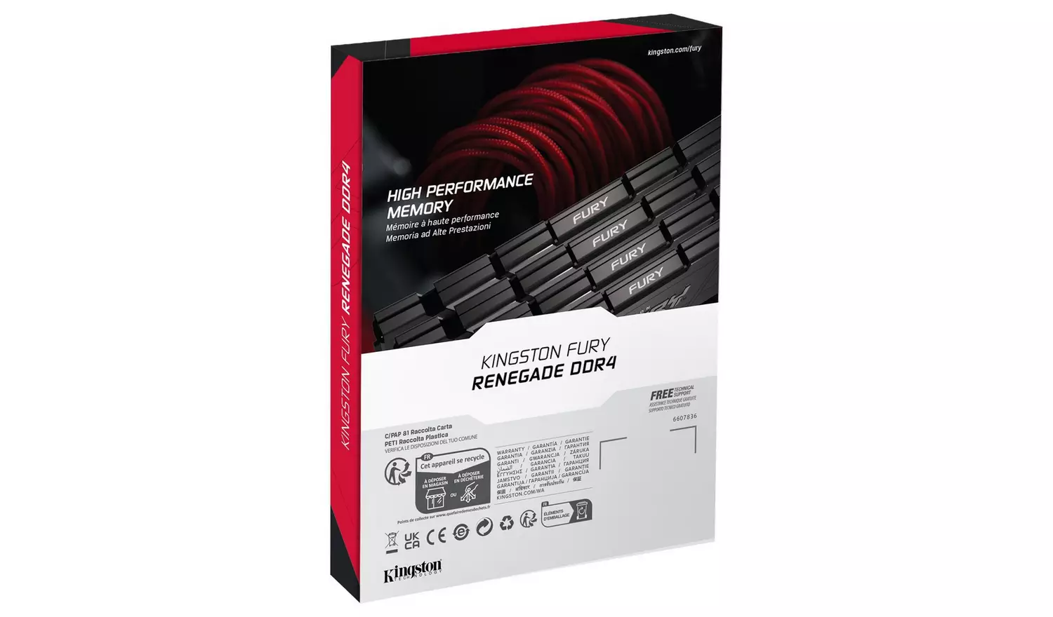 Kingston FURY Renegade 16GB DDR4 Memory - Pack of 2