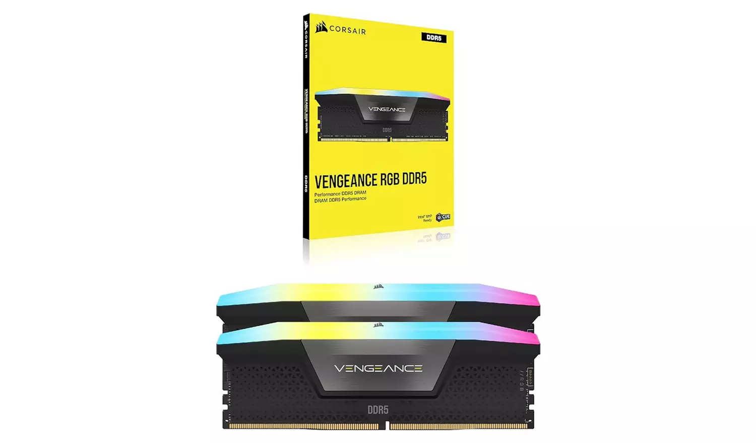 Corsair Vengeance 32GB DDR5 DRAM RGB Memory Kit - Black