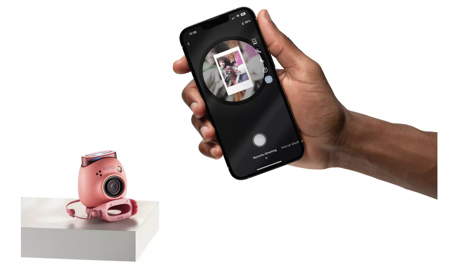 instax Pal Digital Compact Camera - Powder Pink