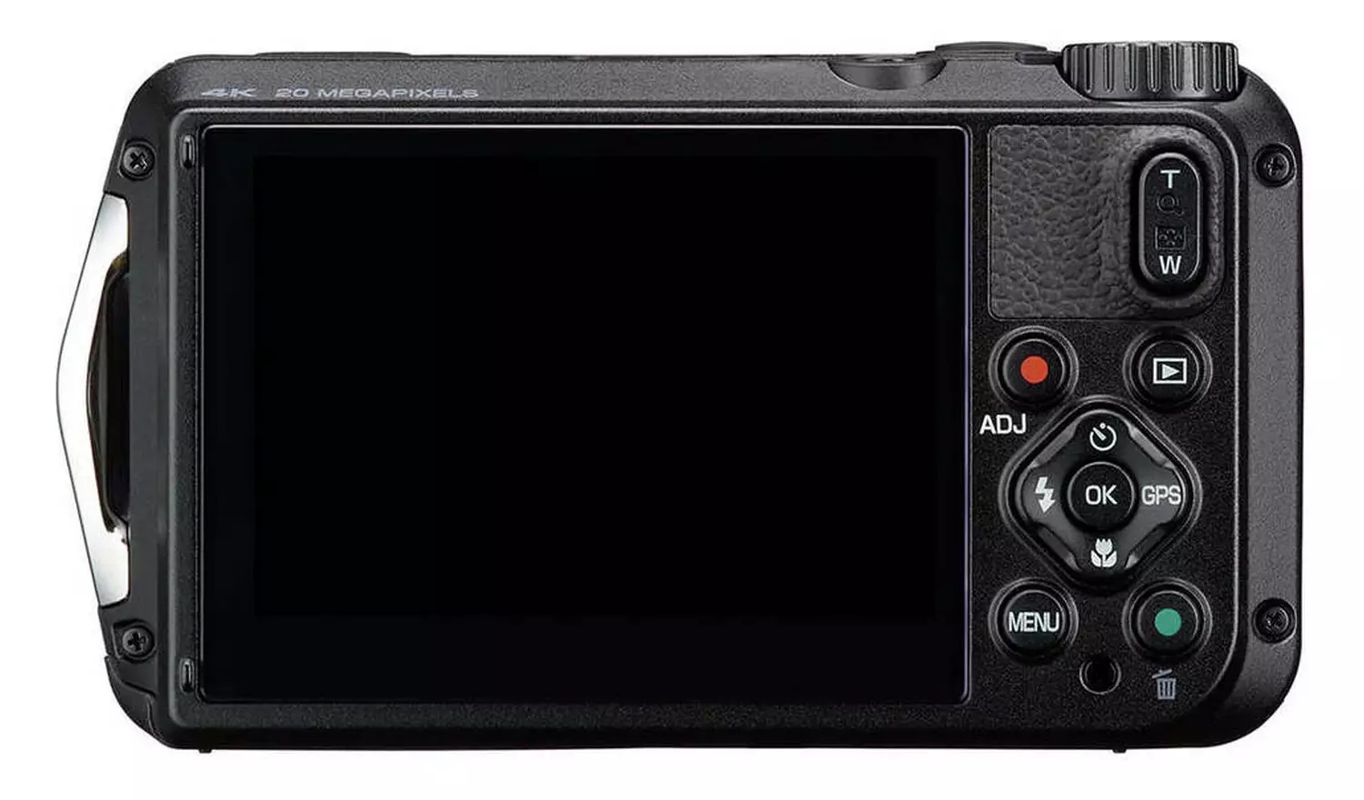 Pentax WG-8 20MP 5x Zoom Compact Digital Camera Combo- Black