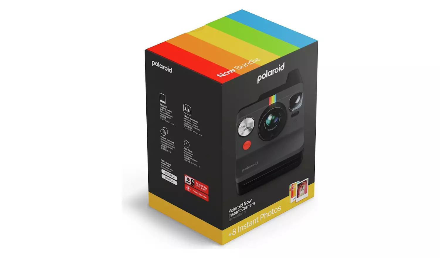 Polaroid Now Gen 3 Instant Camera Bundle - Black