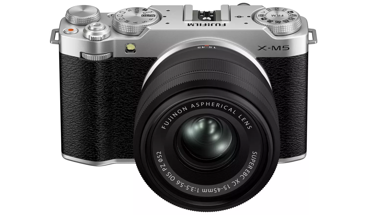 FujiFilmX-M5 XC1545MM Mirrorless Camera with Lens - Silver