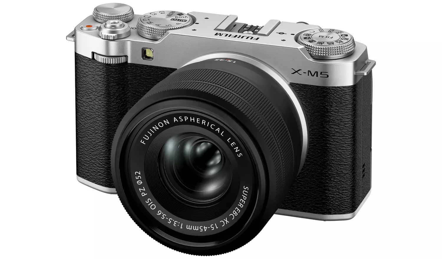 FujiFilmX-M5 XC1545MM Mirrorless Camera with Lens - Silver