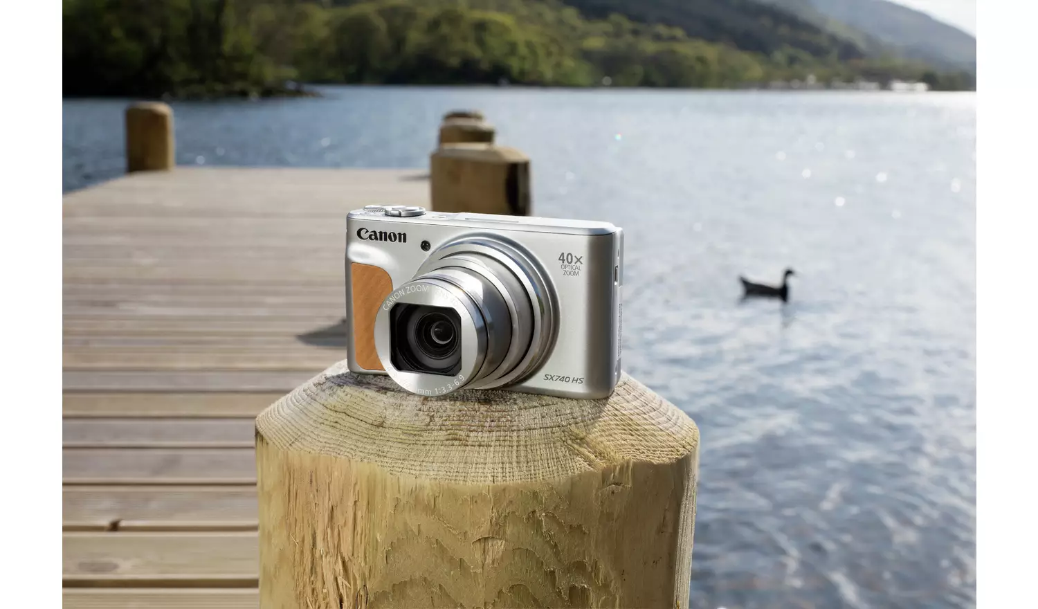 Canon PowerShot SX740 HS Lite 40x Zoom Camera - Silver