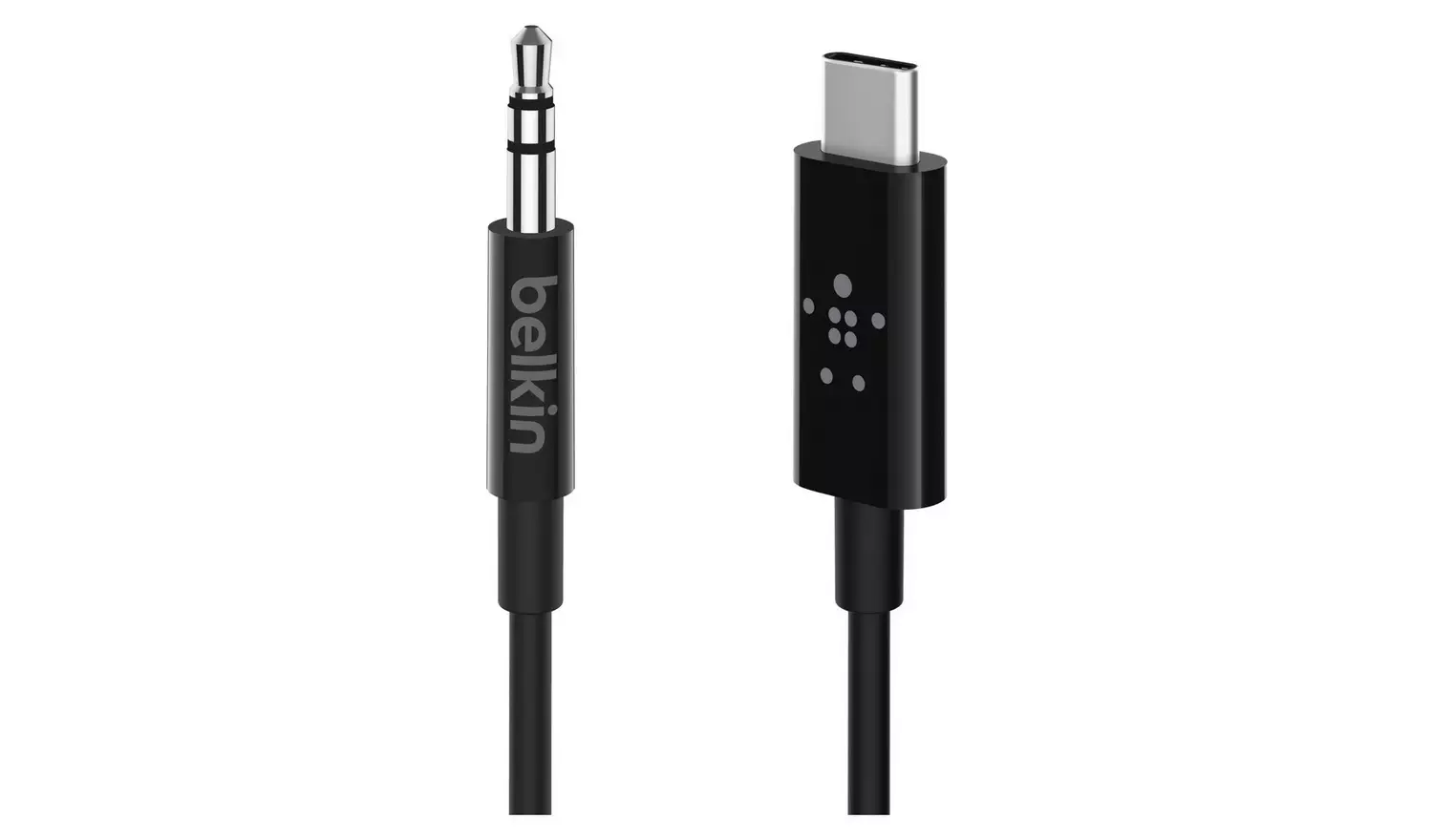 Belkin 3.5mm Aux Audio Cable with USB-C Connector - Black