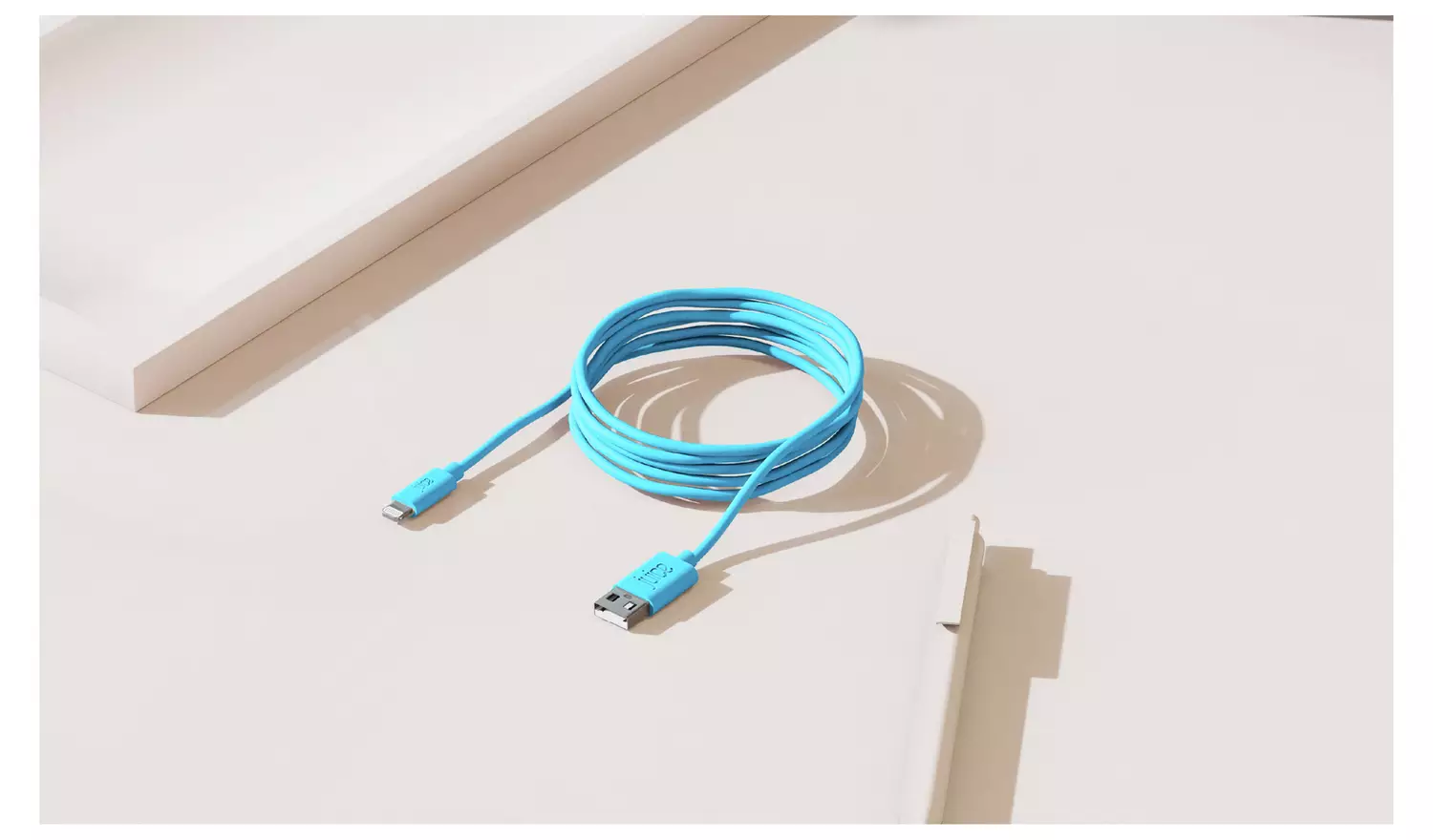 Juice Lightning to USB Type C 2m Charging Cable - Aqua