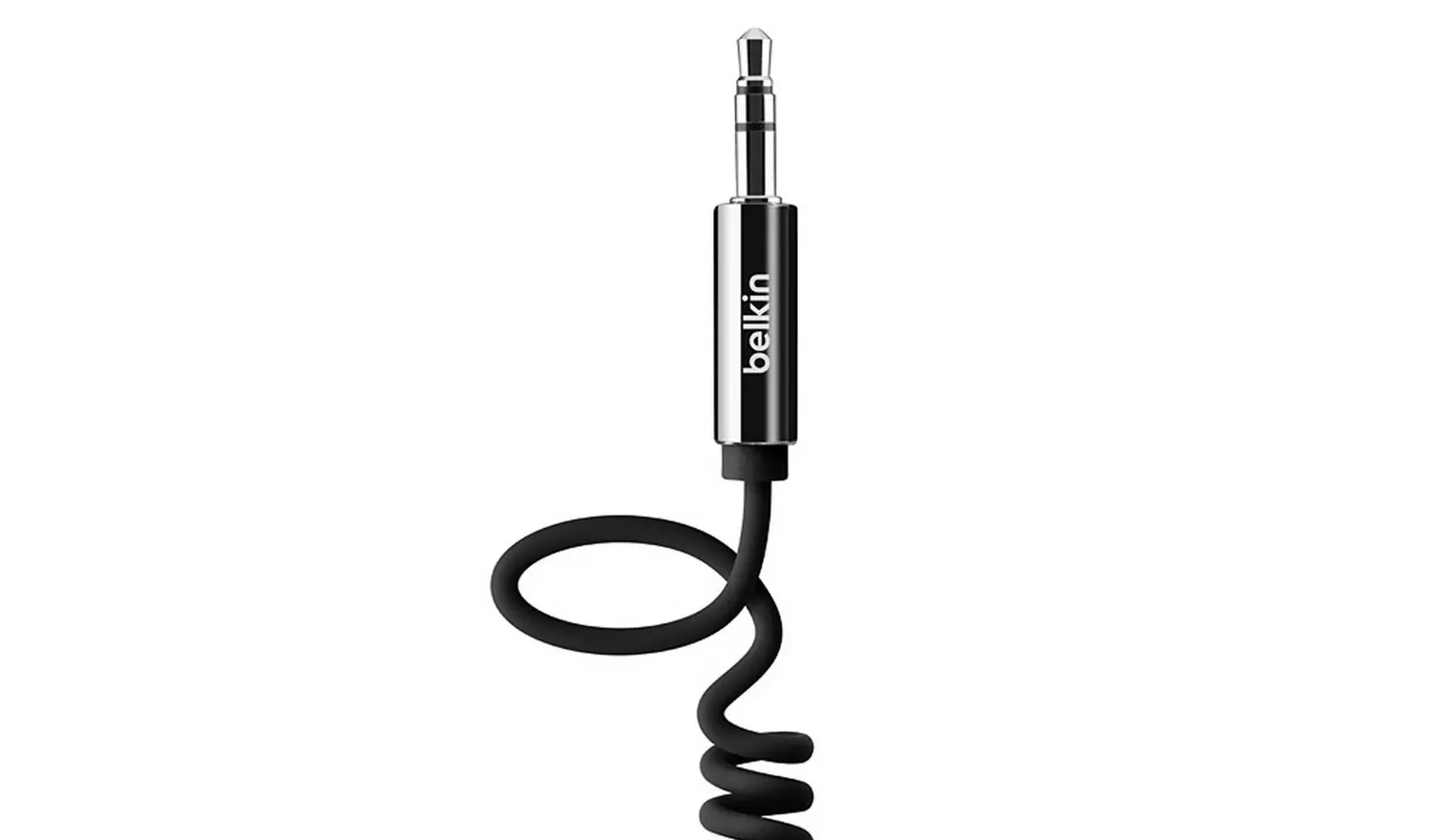 Belkin 1.8m Coiled 3.5mm AUX Cable - Black