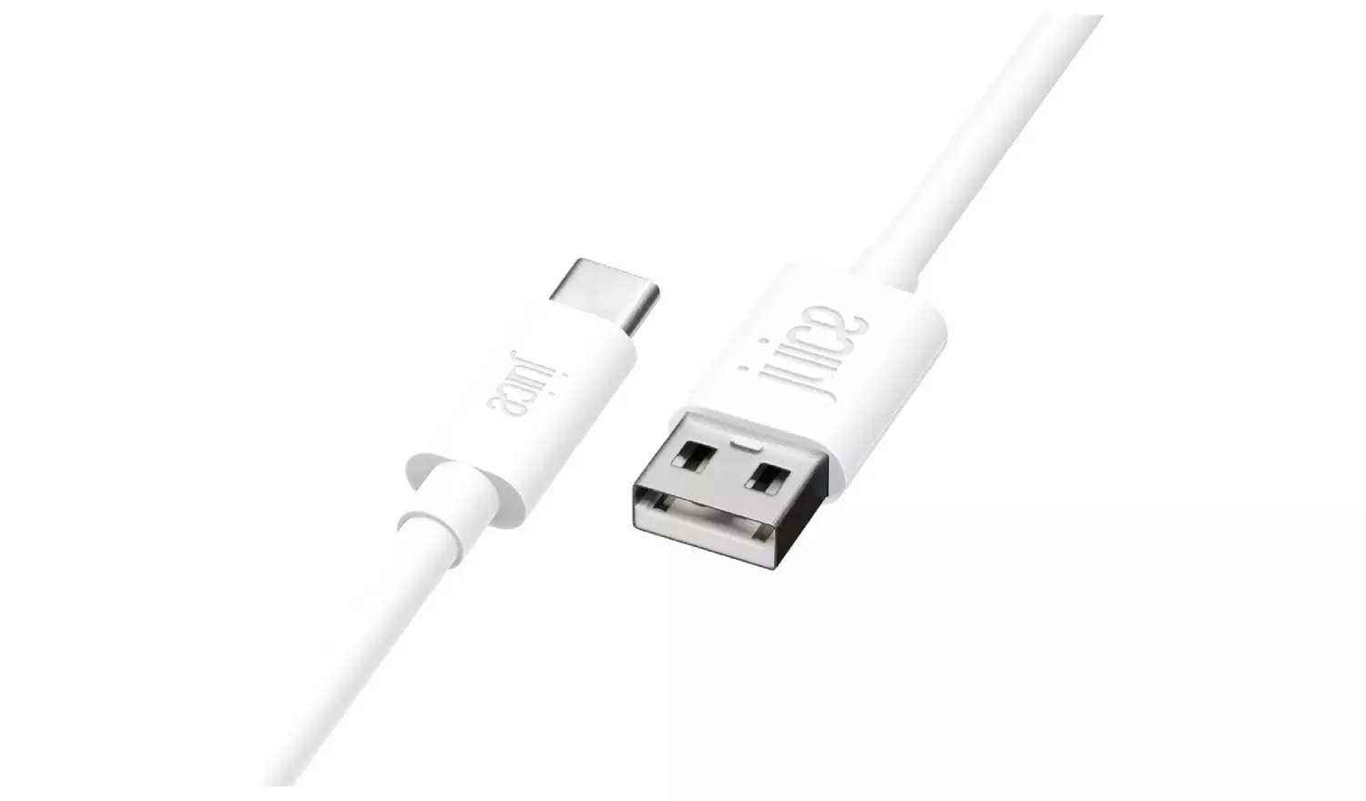 Juice USB A to USB C 1m Charge Cable - White