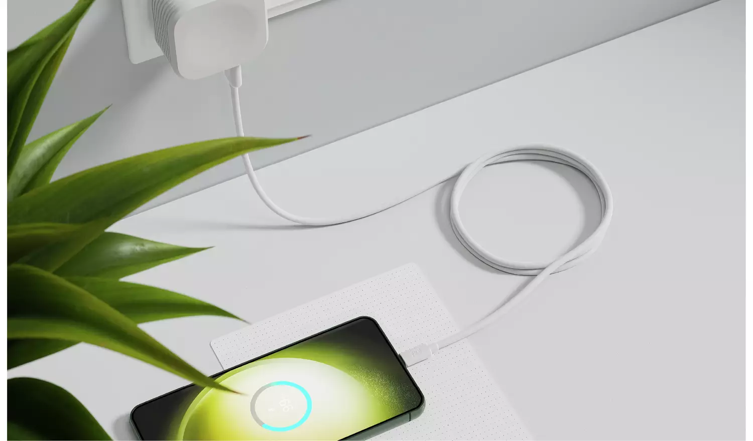 Juice USB A to USB C 1m Charge Cable - White