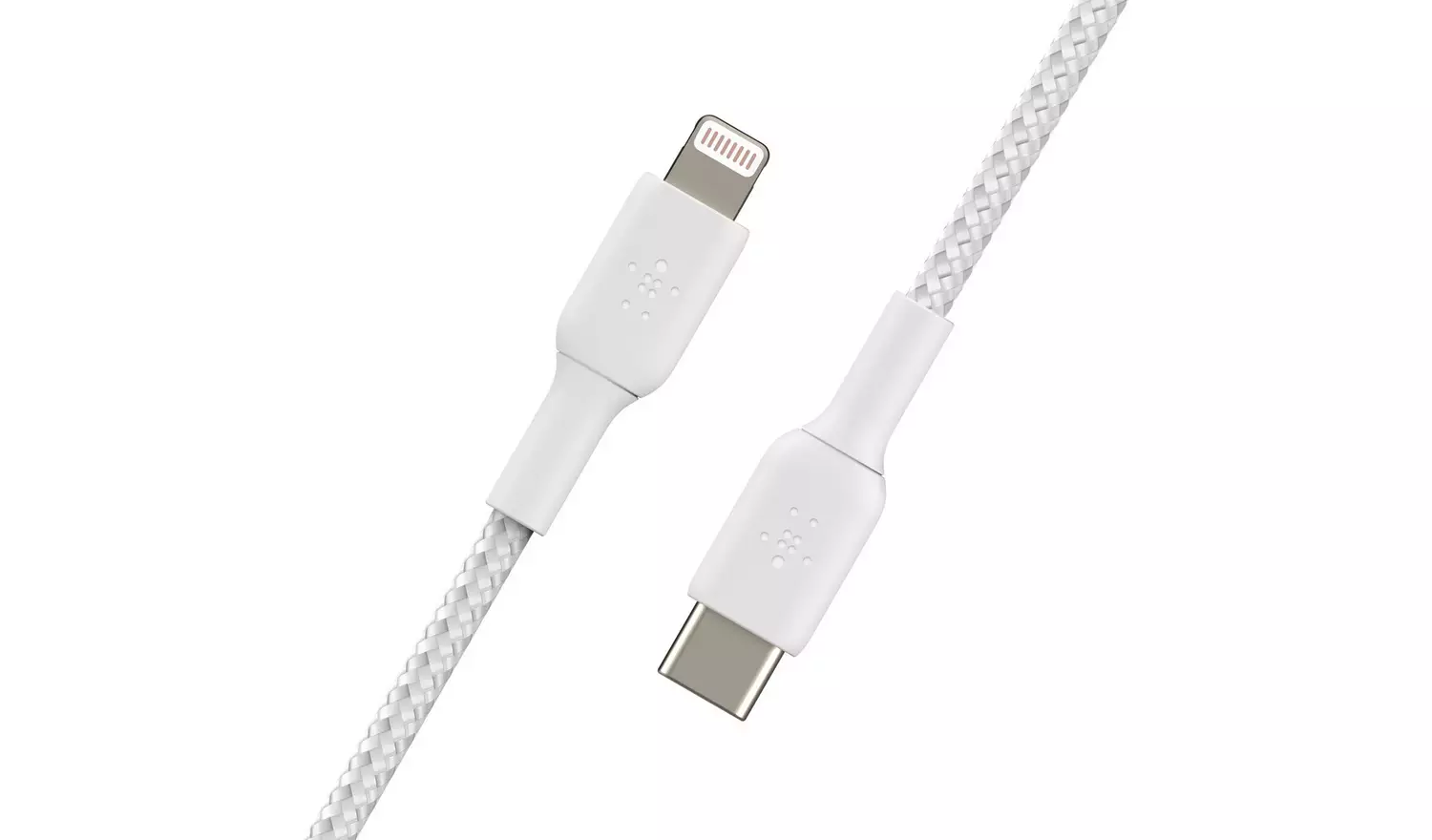 Belkin Braided USB-C to Lightning 2m Cable - White