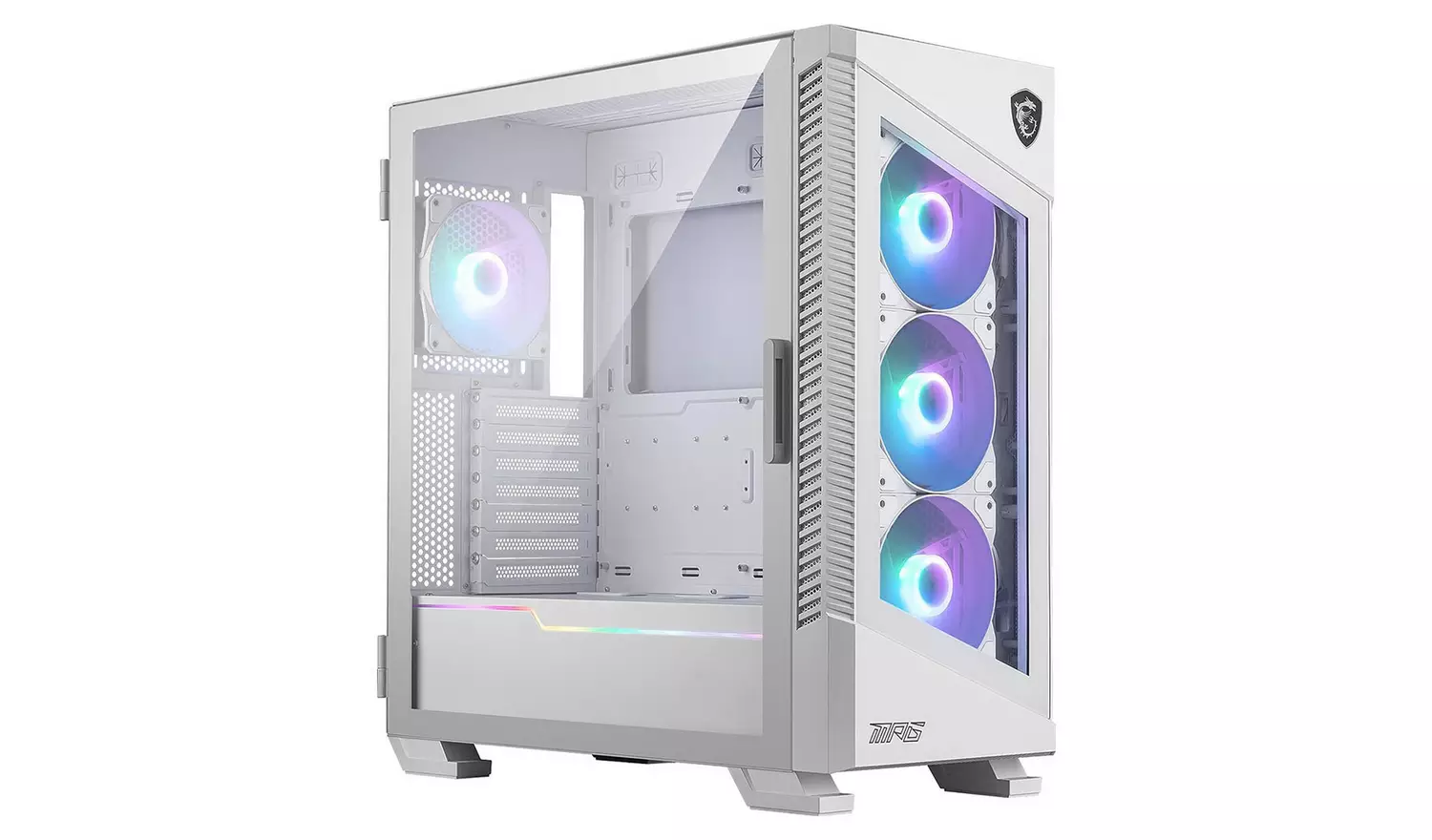 MSI MPG VELOX 100 Series Mid Tower Computer Case - White