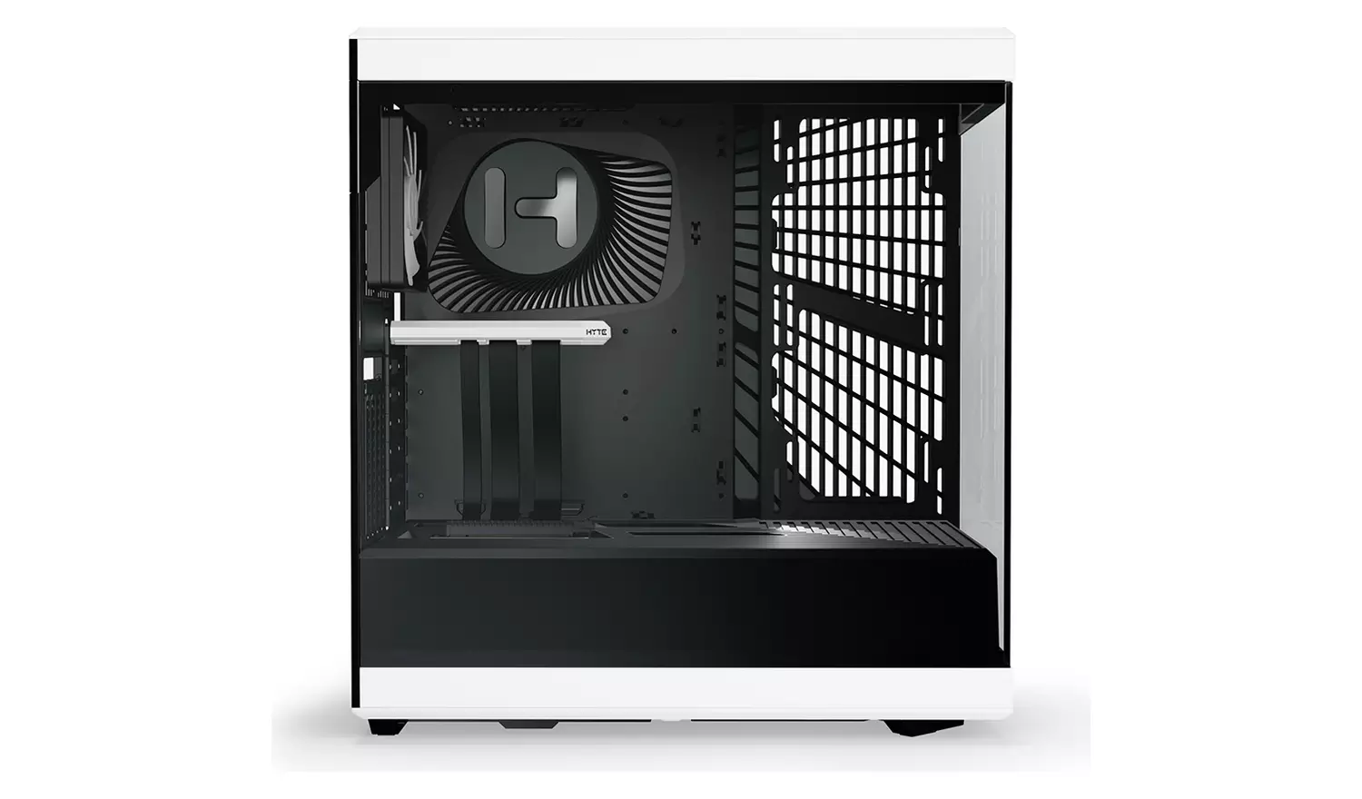 Hyte Y40 Mid Tower ATX Computer Case - White & Black