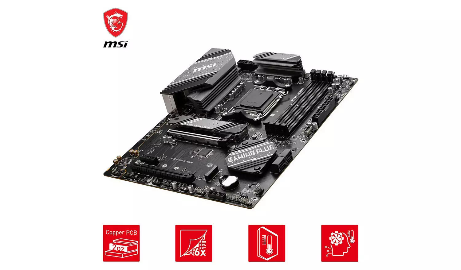 MSI AM5 AMD B650 Gaming Plus WiFi Motherboard