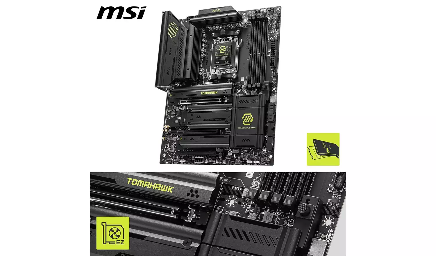 MSI MAG X870 TOMAHAWK Wi-Fi Motherboard