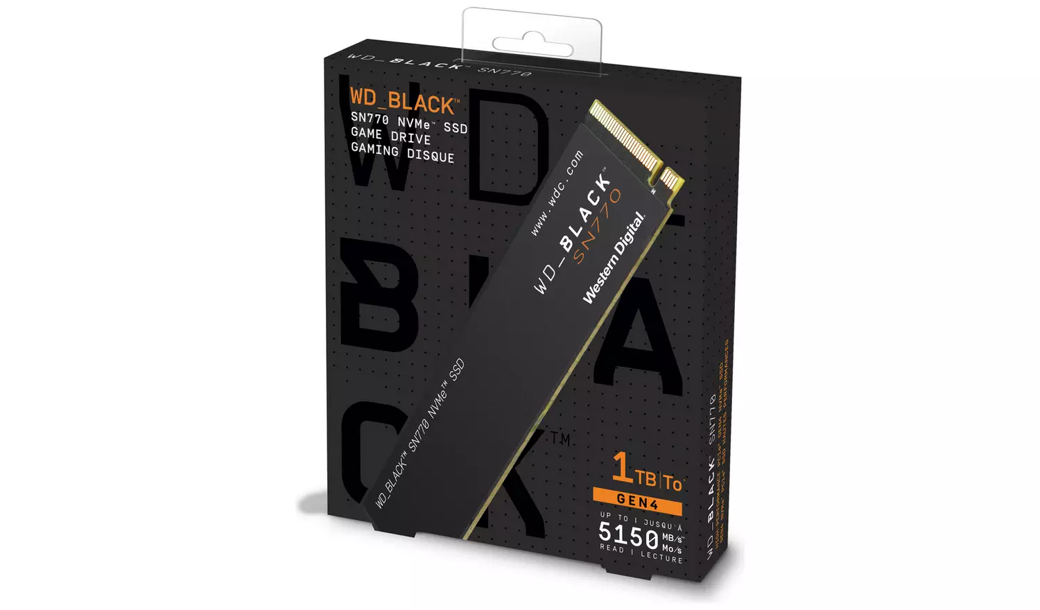 WD_Black SN770 1TB NVMe Gaming SSD