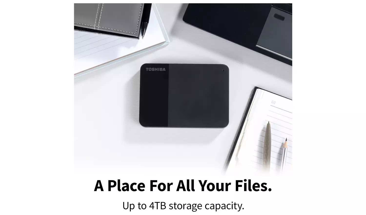 Toshiba Canvio Ready 2TB Portable Hard Drive - Black