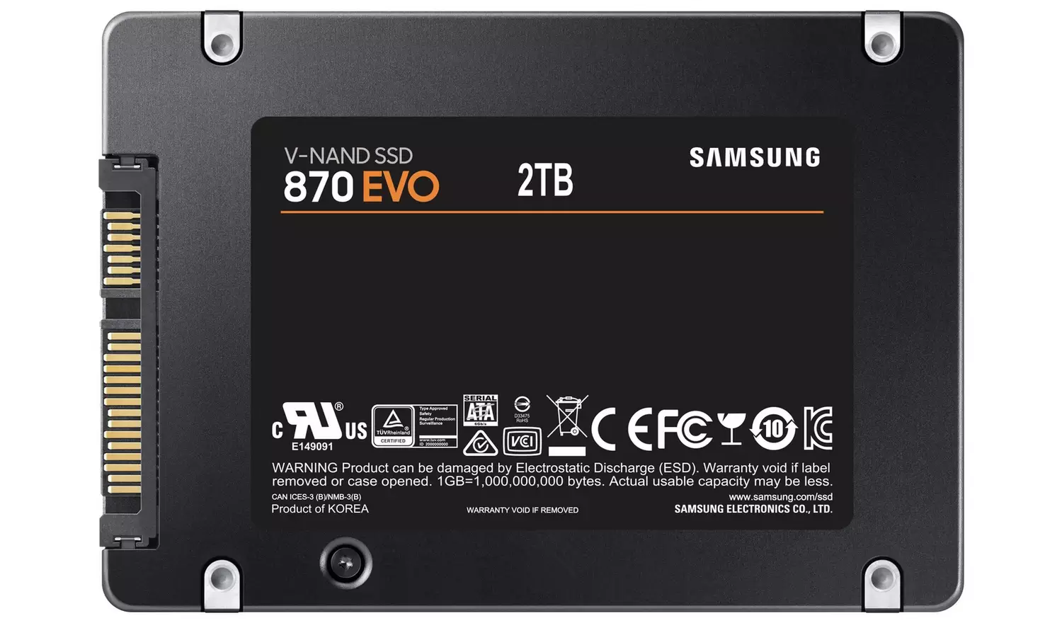 Samsung 870 EVO 2TB Internal SSD