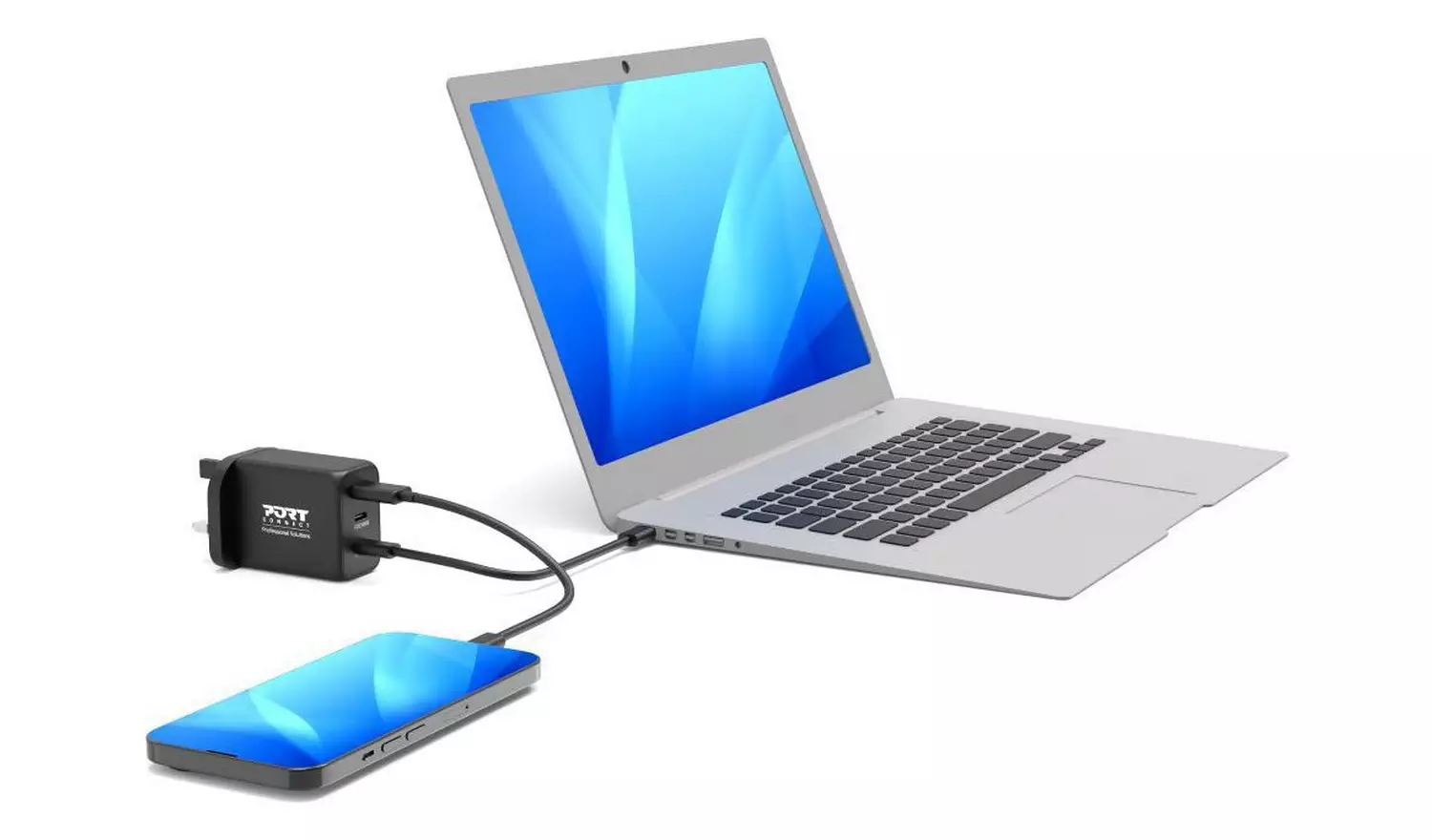 Port Connect 65W Type C UK Power Supply