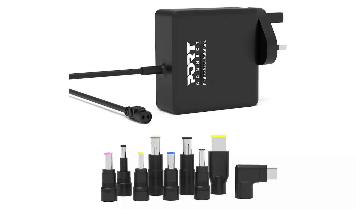 Port Connect Universal 90W Laptop Power Supply
