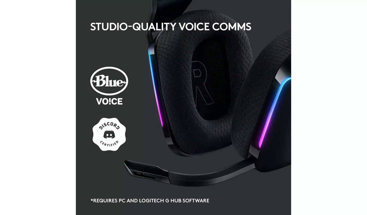 Logitech G733 Gaming Headset - Black