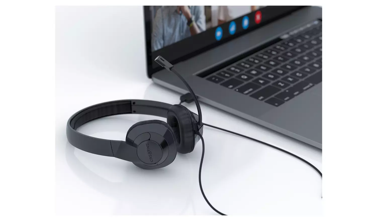 Creative HS-720 V2 USB Laptop and PC Headset - Black