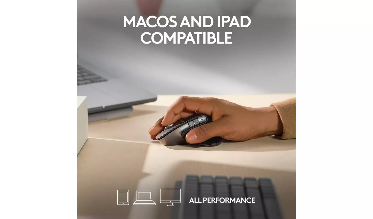 Logitech MX Master 3S Wireless Mac Mouse - Black