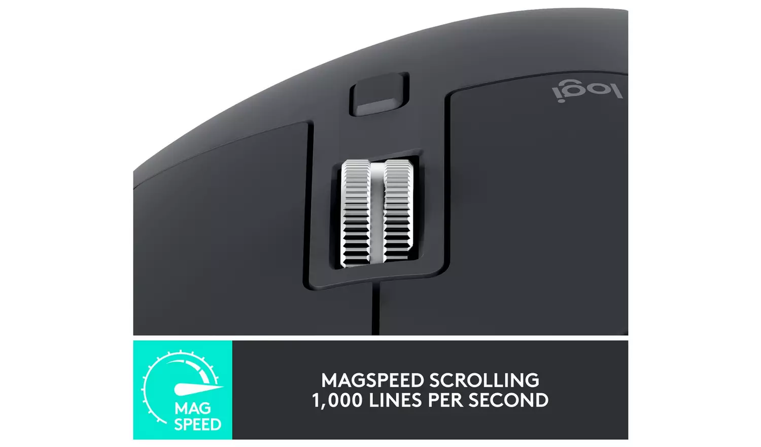 Logitech MX Master 3S Wireless Mouse - Black