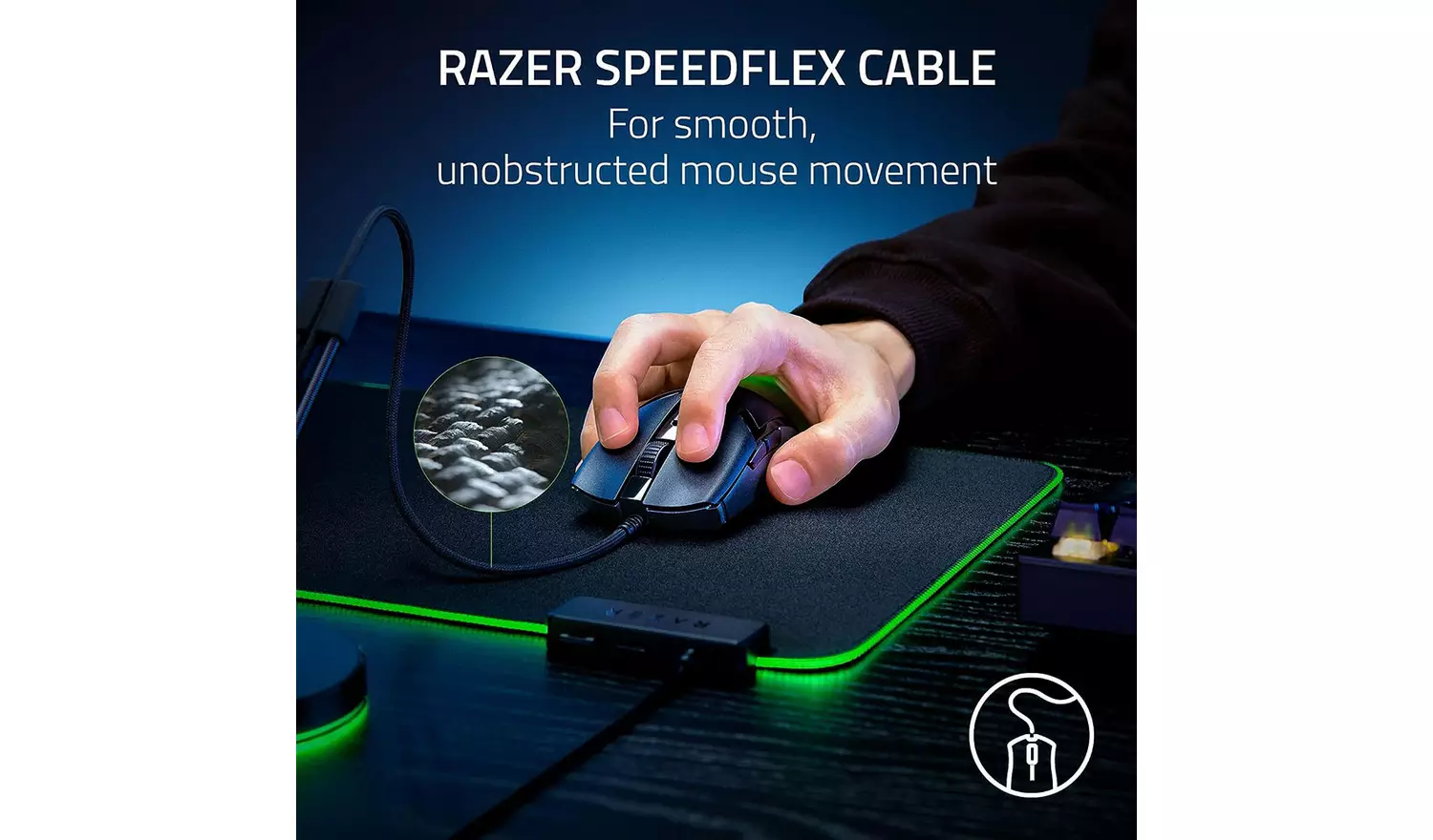 Razer Cobra Wired Gaming Mouse - Black