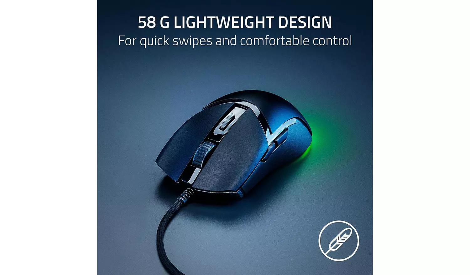 Razer Cobra Wired Gaming Mouse - Black