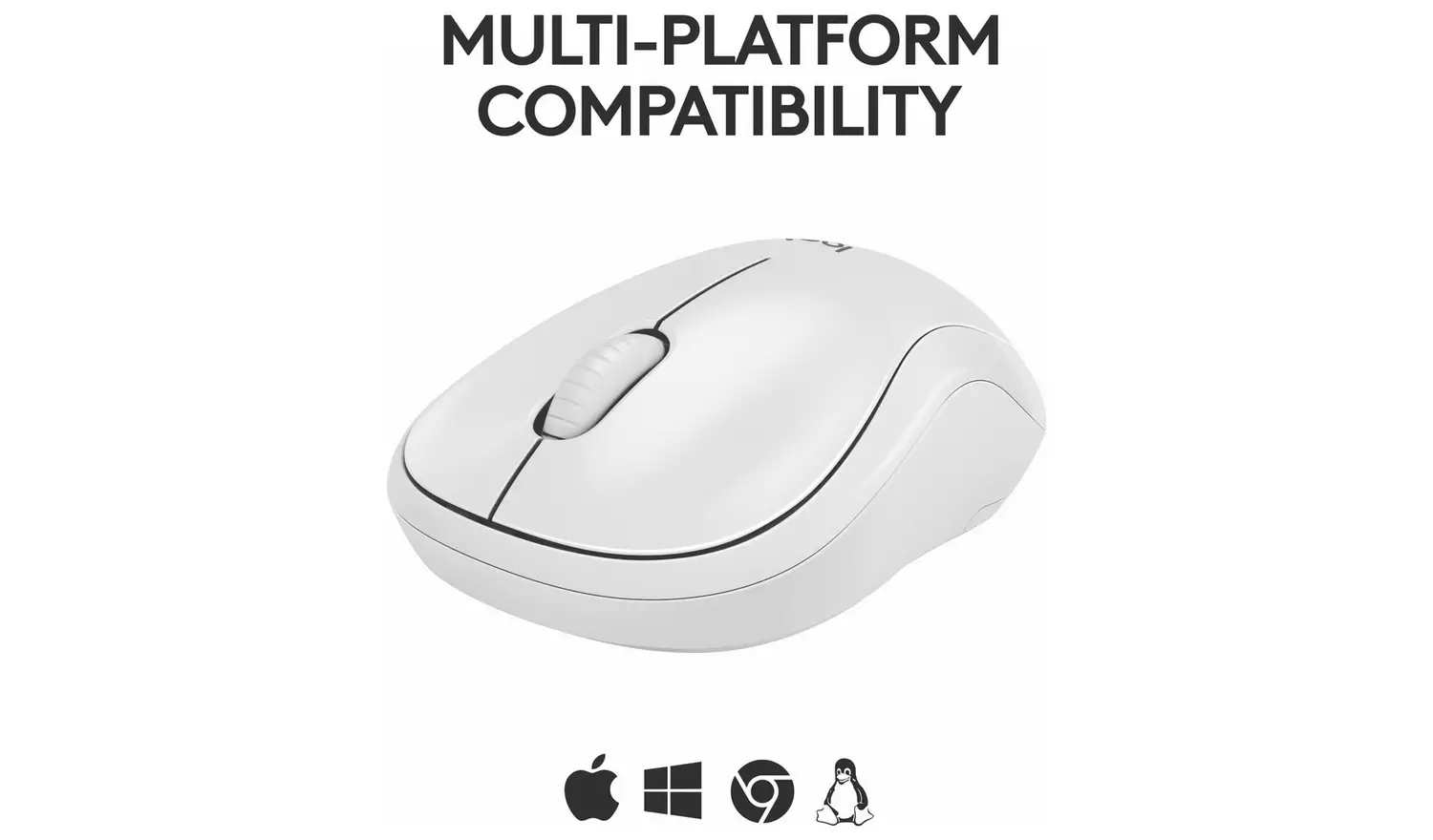 Logitech M240 Silent Wireless Mouse - White