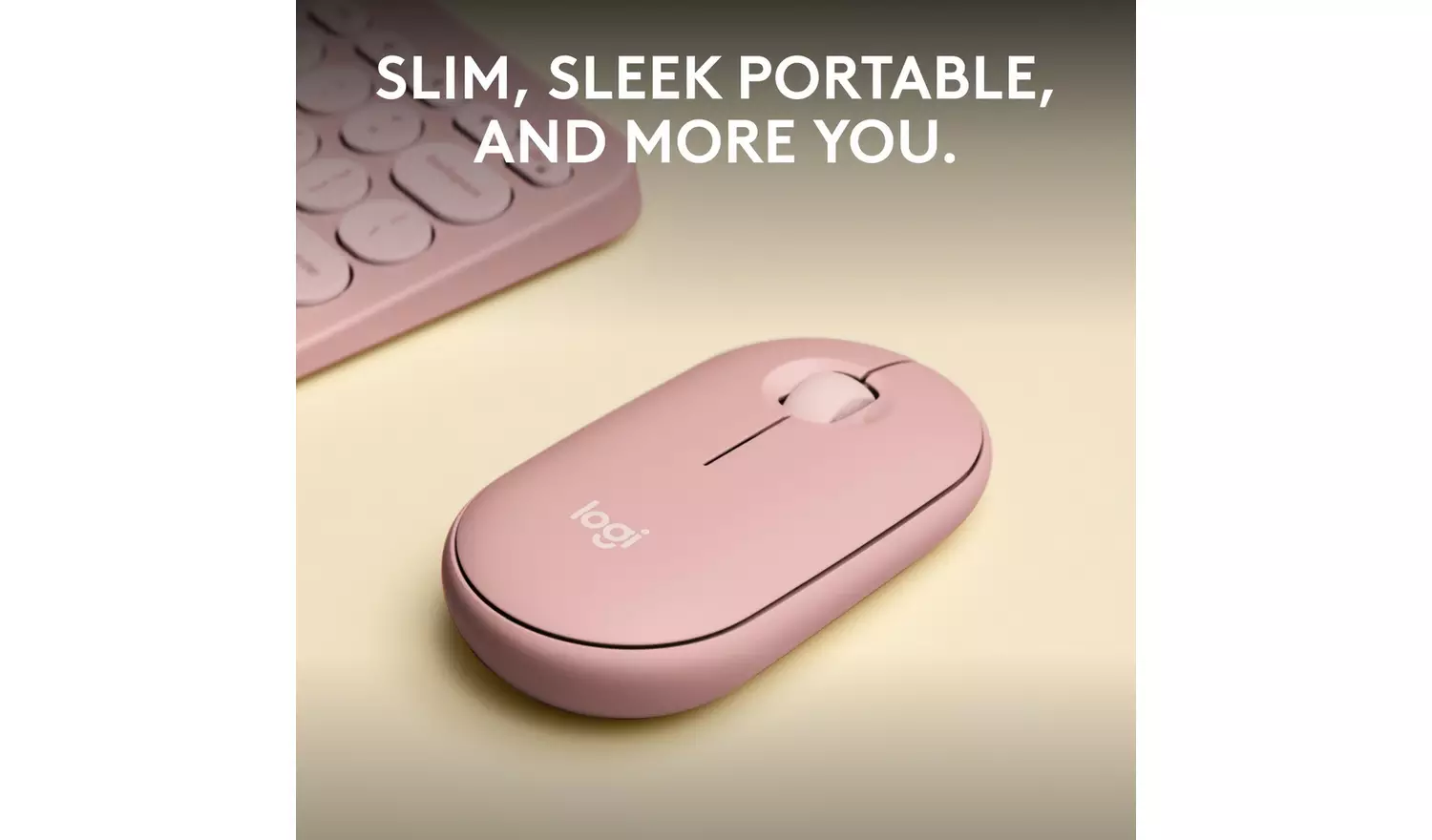 Logitech Pebble 2 M350s Wireless Mouse - Rose