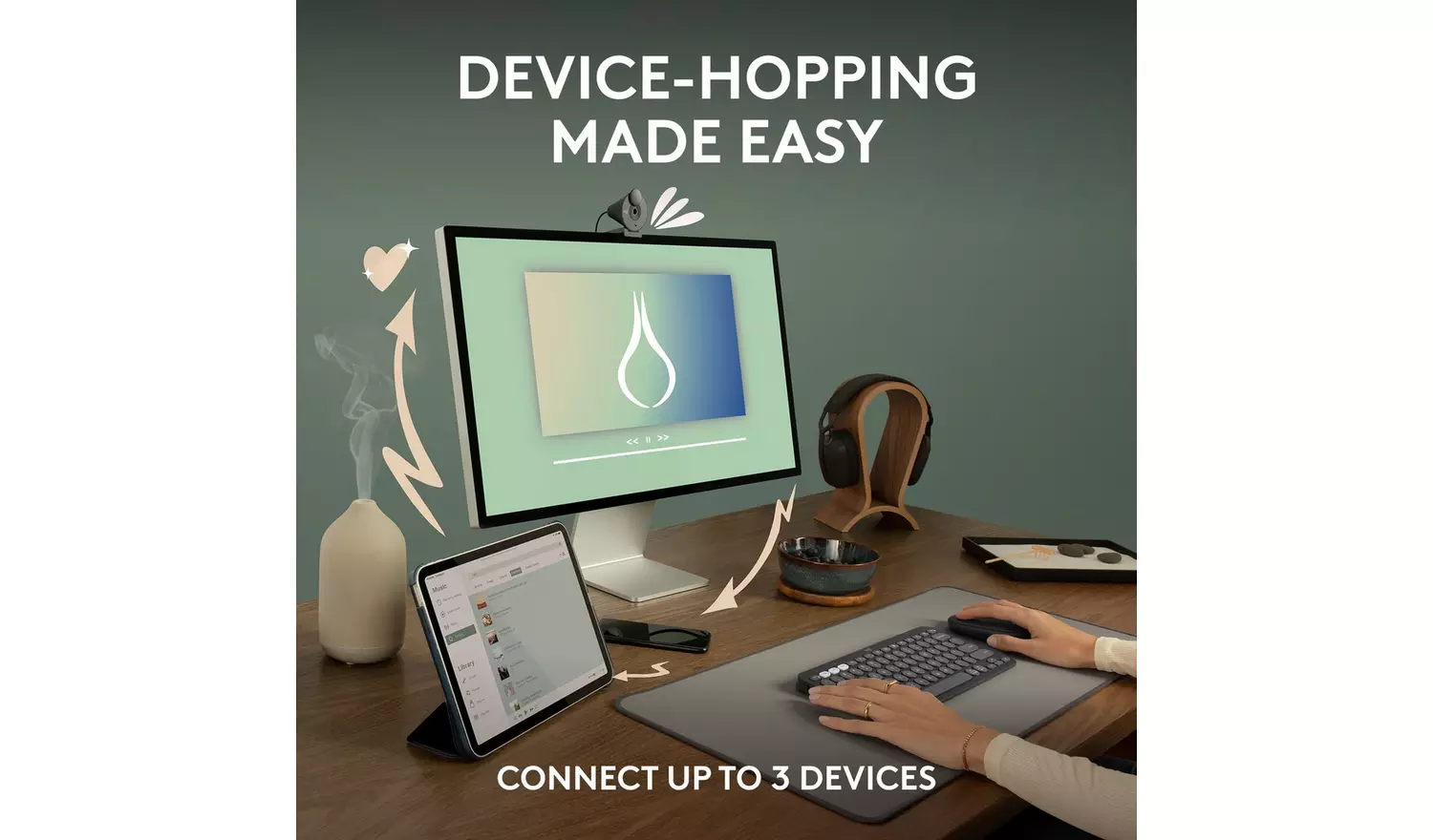 Logitech Pebble 2 M350s Wireless Mouse - Rose