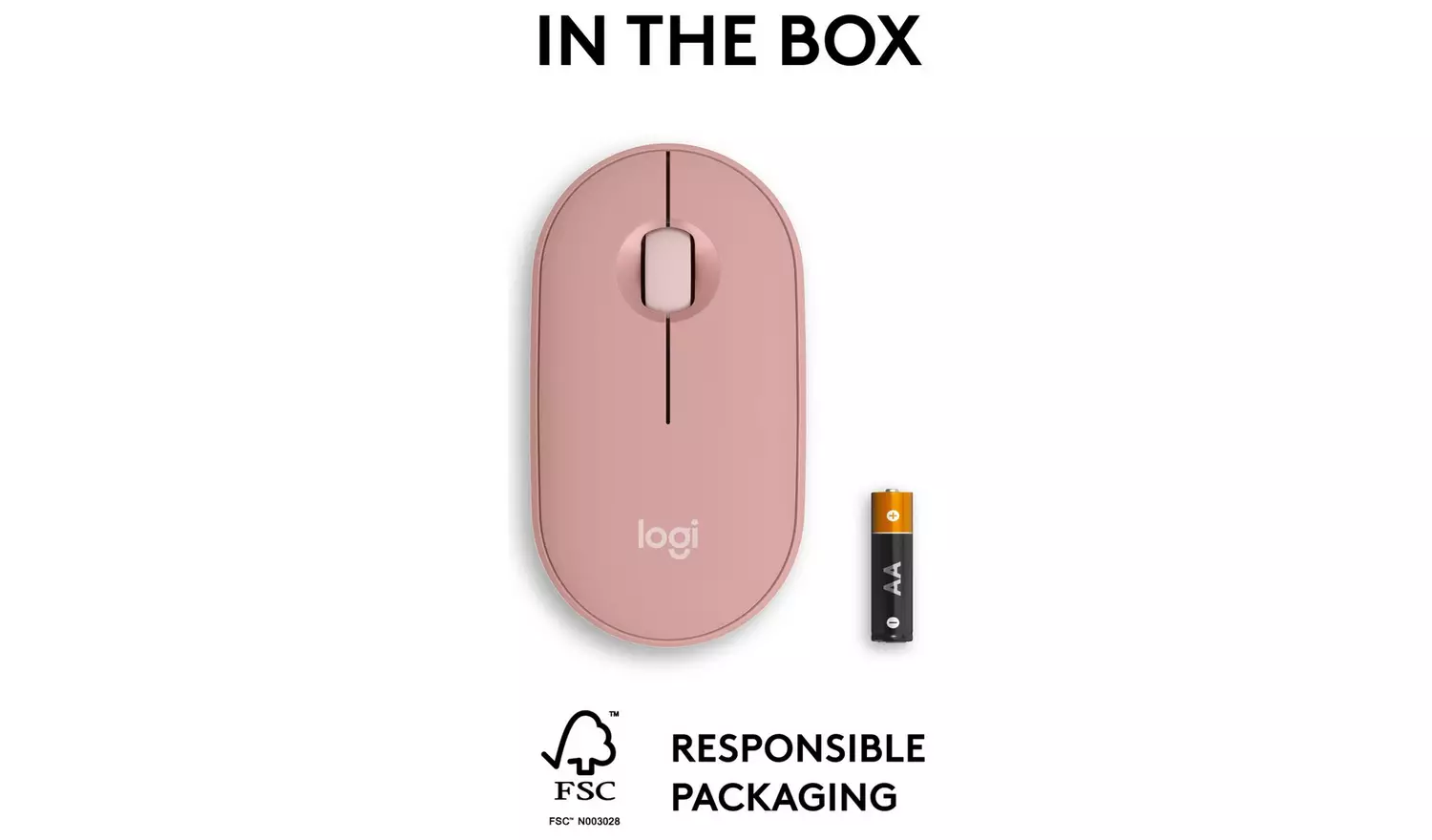 Logitech Pebble 2 M350s Wireless Mouse - Rose