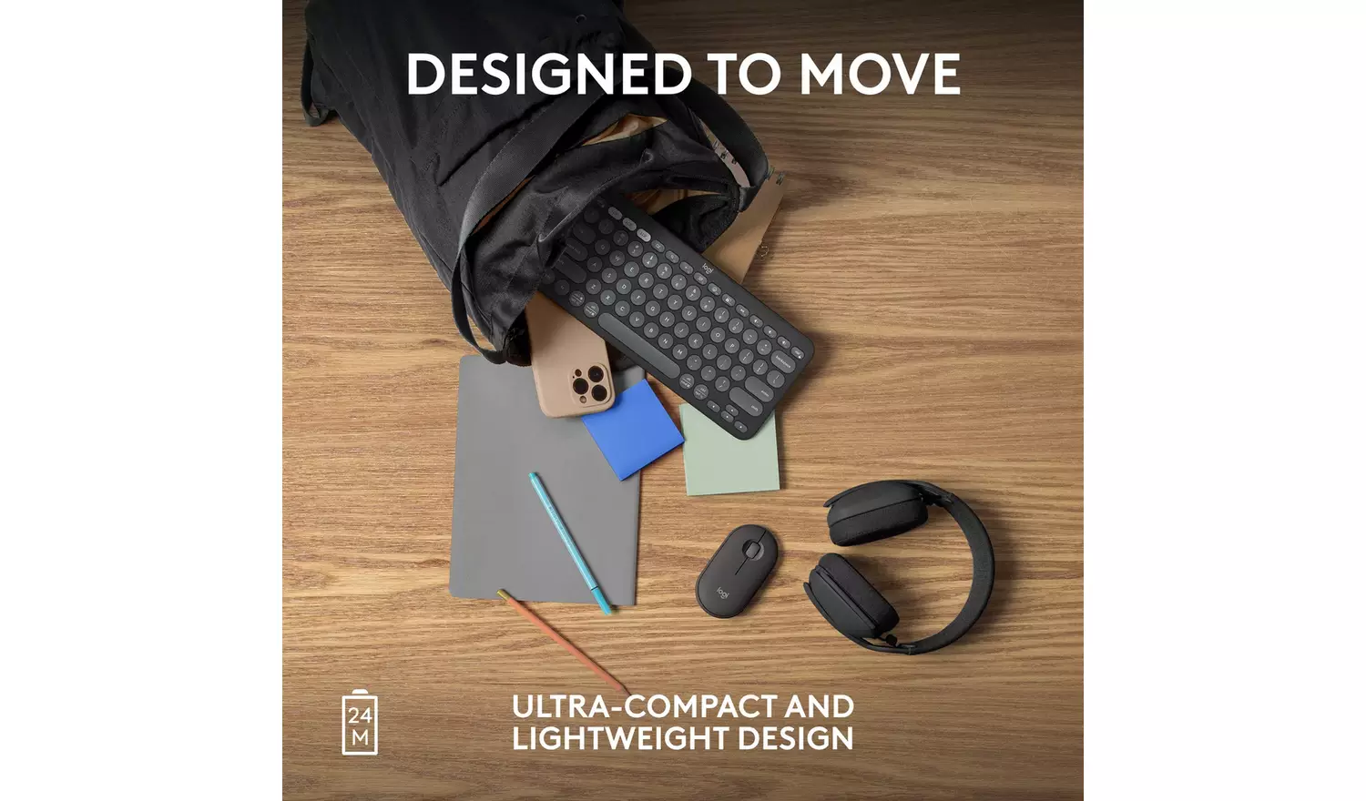 Logitech Pebble 2 M350S Wireless Mouse - Graphite